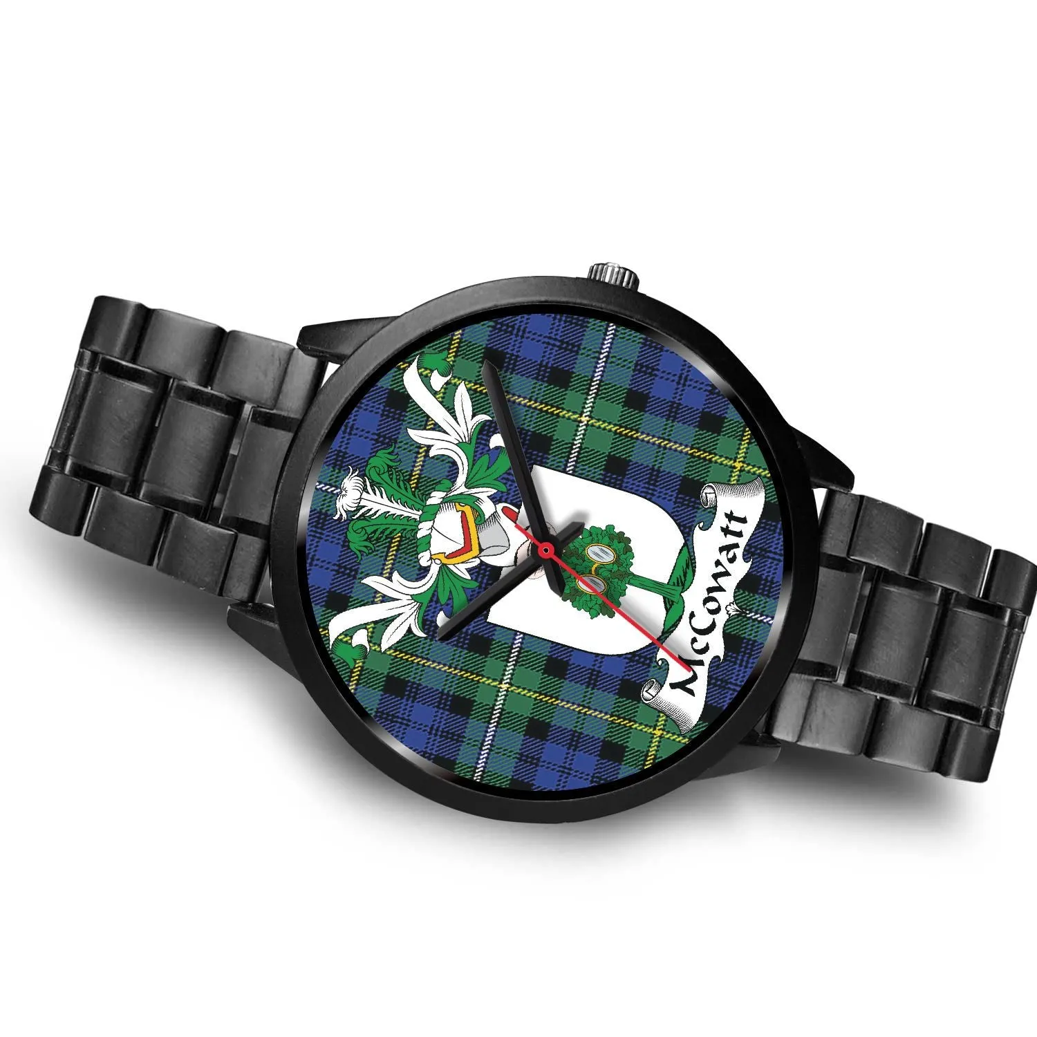 McCowatt Clan Badge Tartan Black Watch