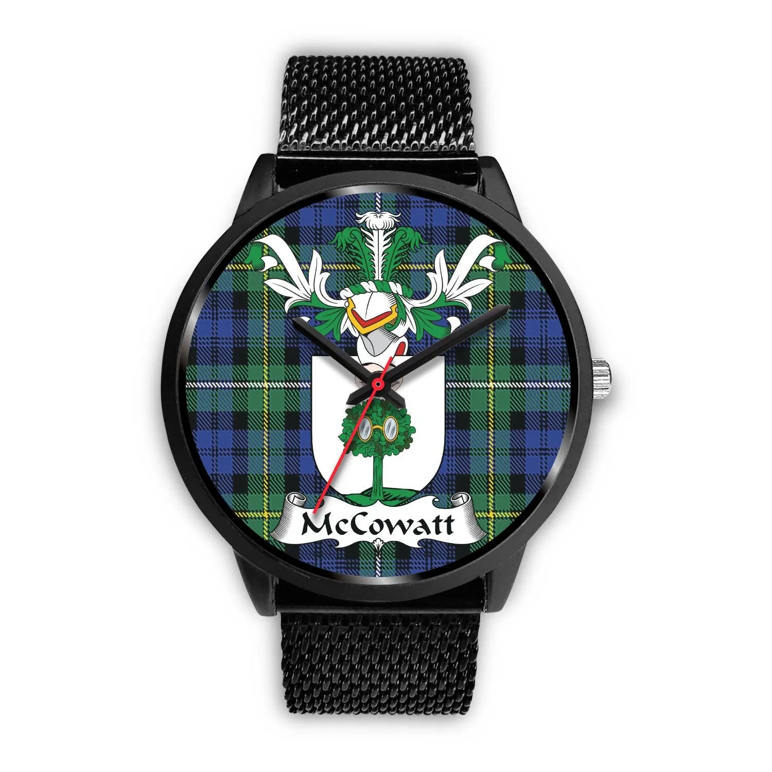 McCowatt Clan Badge Tartan Black Watch