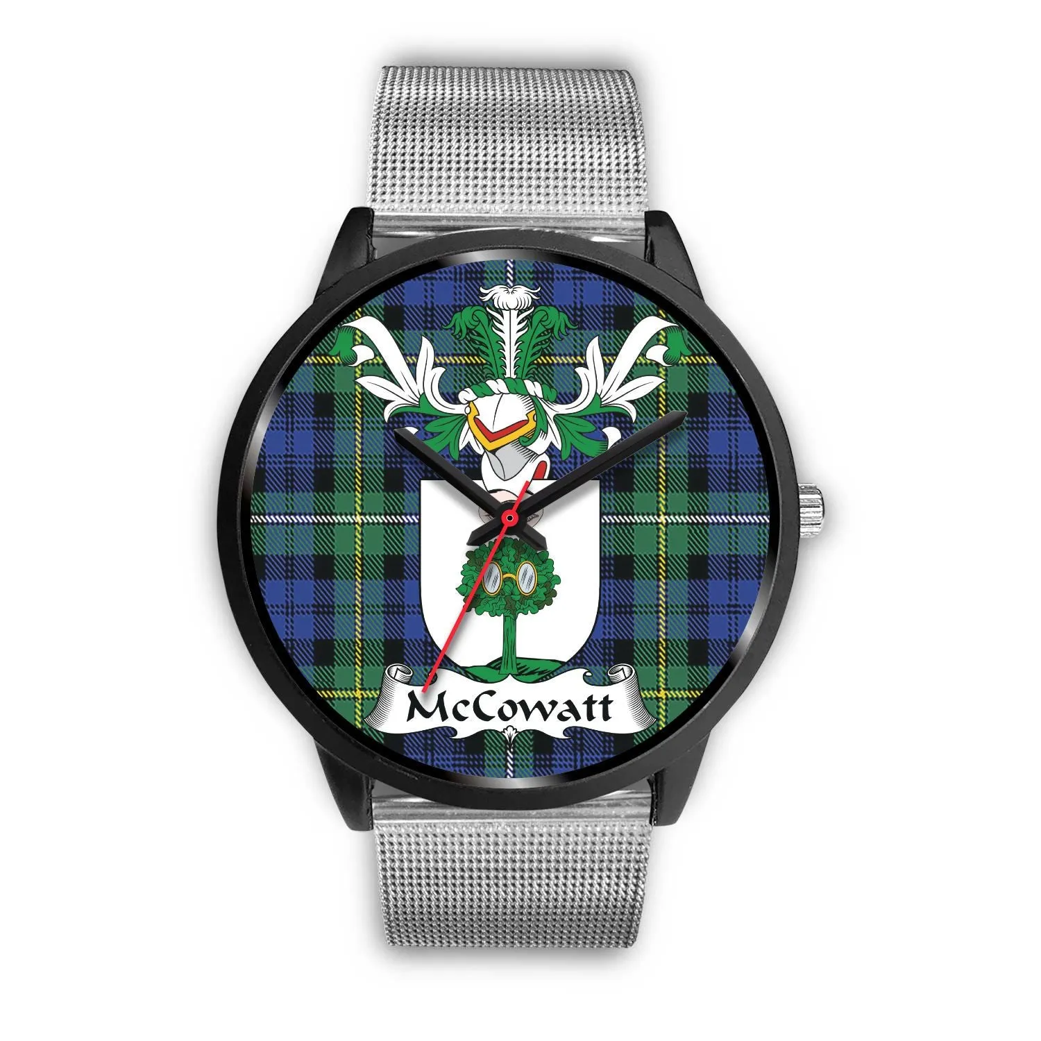 McCowatt Clan Badge Tartan Black Watch