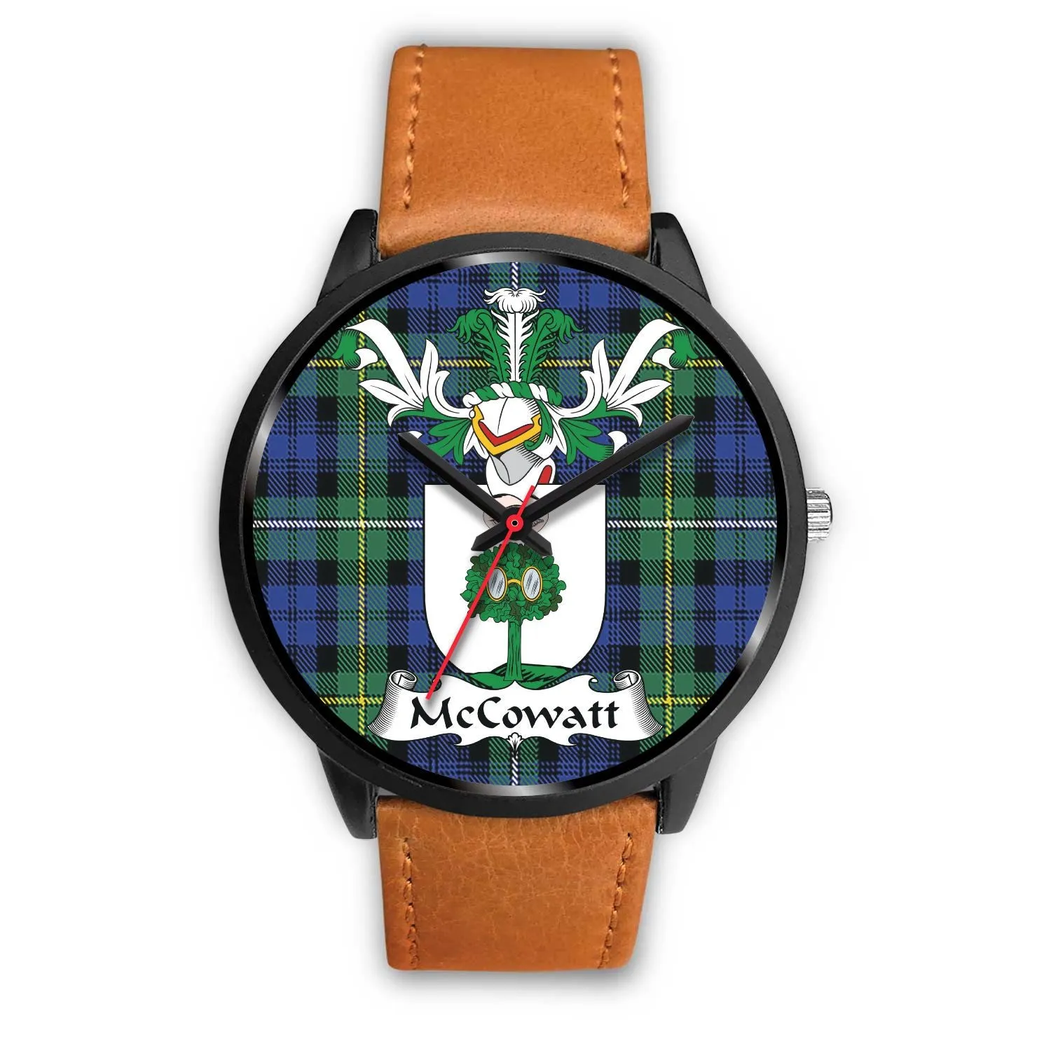 McCowatt Clan Badge Tartan Black Watch
