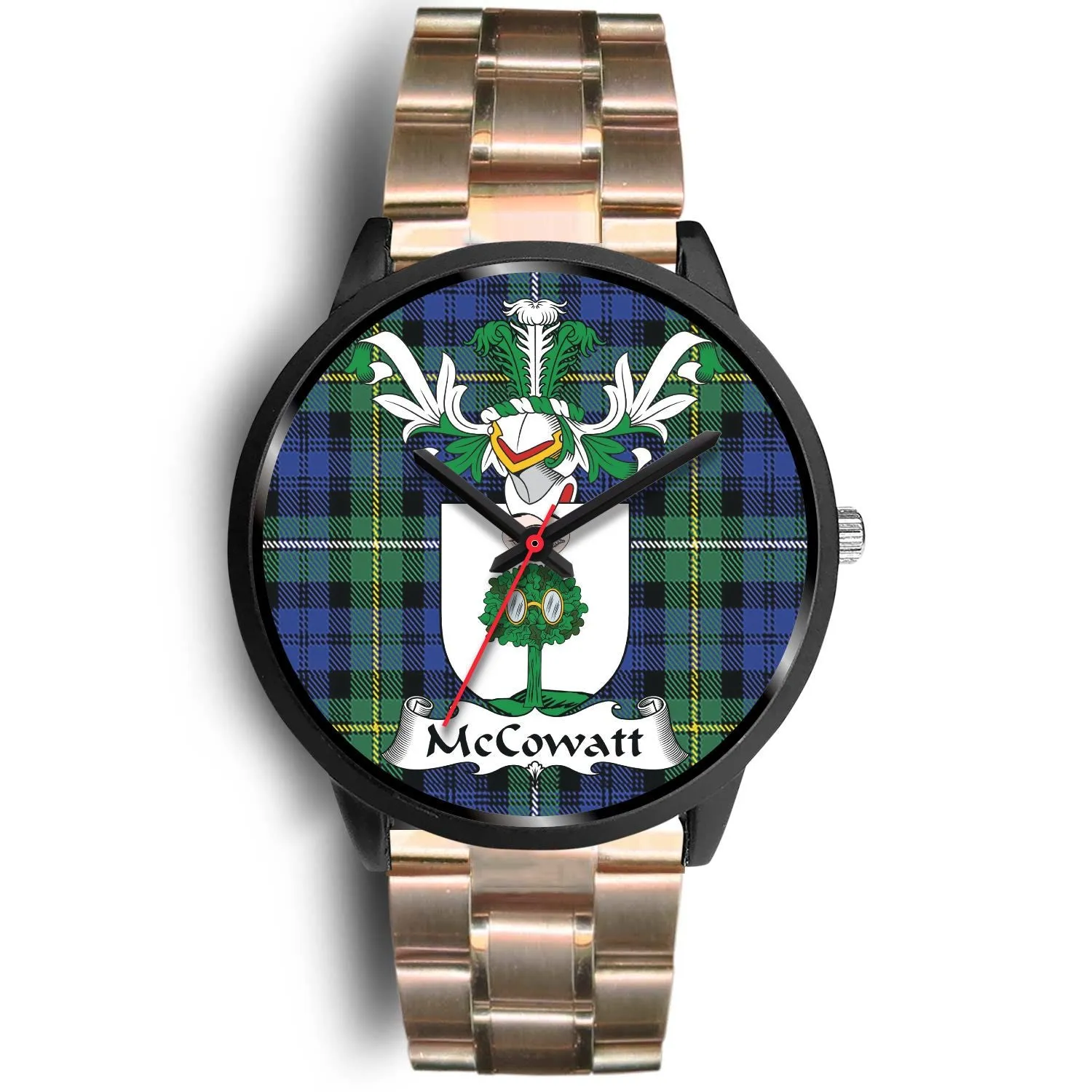 McCowatt Clan Badge Tartan Black Watch