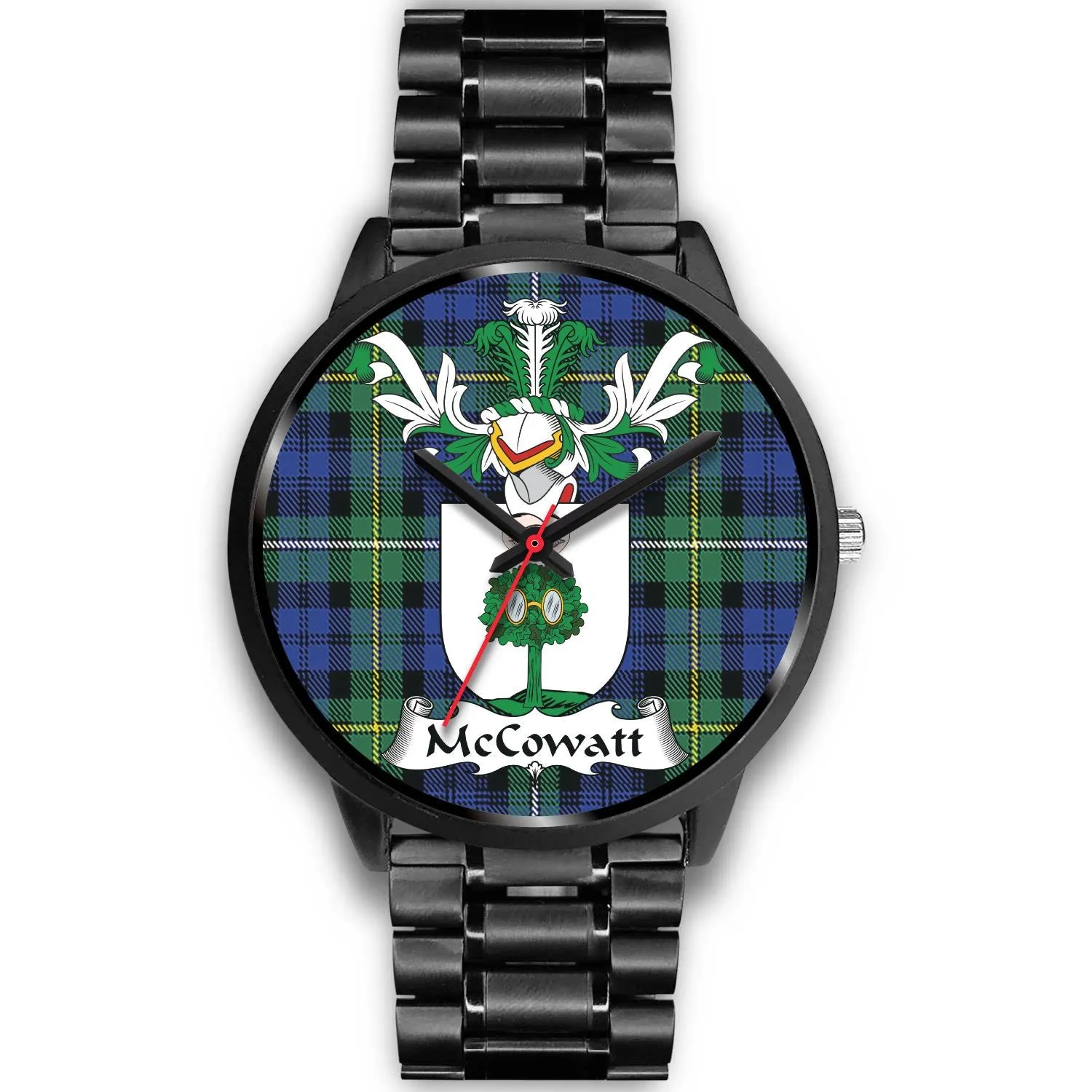 McCowatt Clan Badge Tartan Black Watch