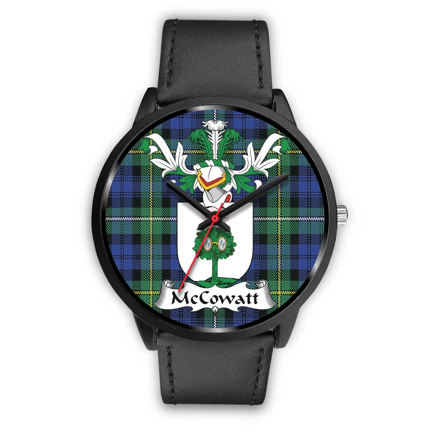 McCowatt Clan Badge Tartan Black Watch