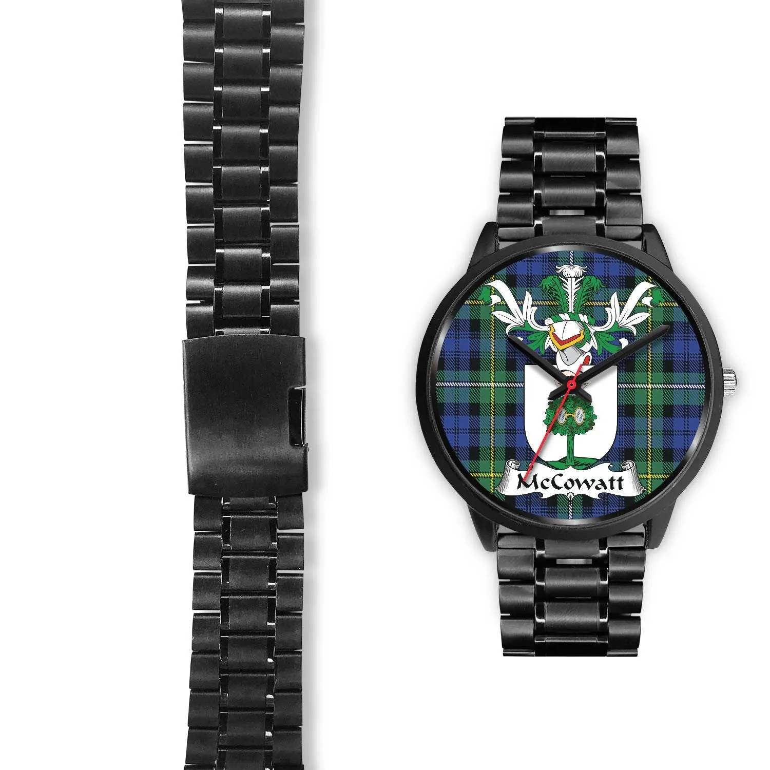 McCowatt Clan Badge Tartan Black Watch
