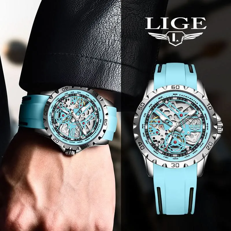 Men's Mechanical Watch - Large Dial, HD Luminous Display