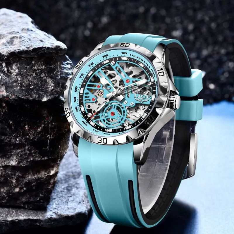 Men's Mechanical Watch - Large Dial, HD Luminous Display