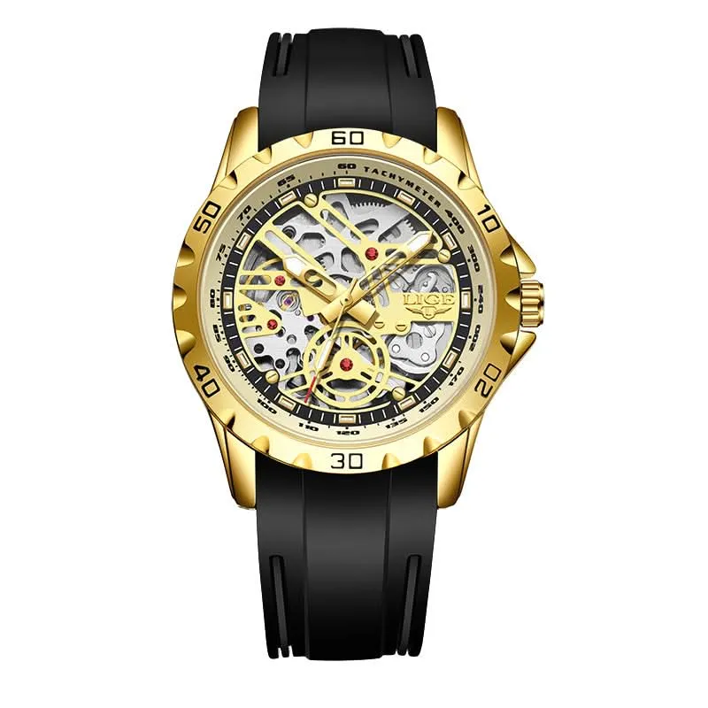 Men's Mechanical Watch - Large Dial, HD Luminous Display