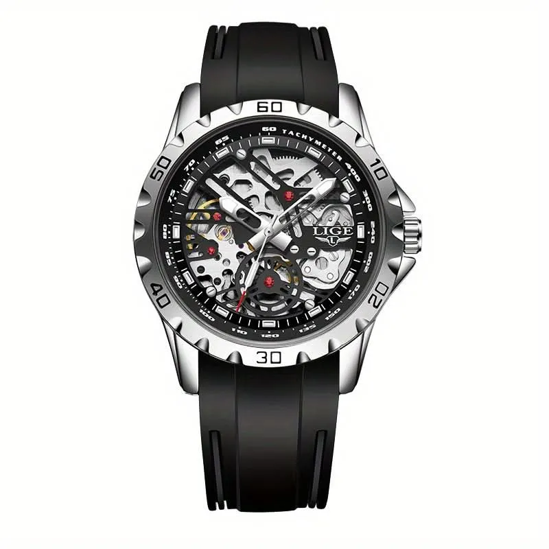 Men's Mechanical Watch - Large Dial, HD Luminous Display