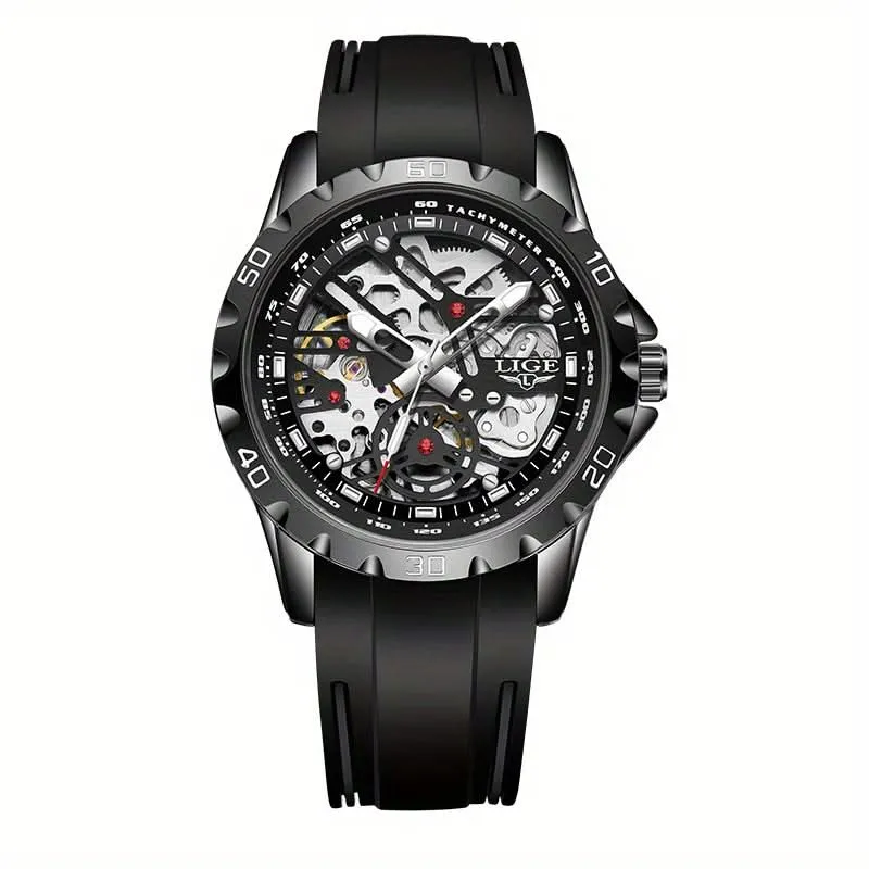 Men's Mechanical Watch - Large Dial, HD Luminous Display