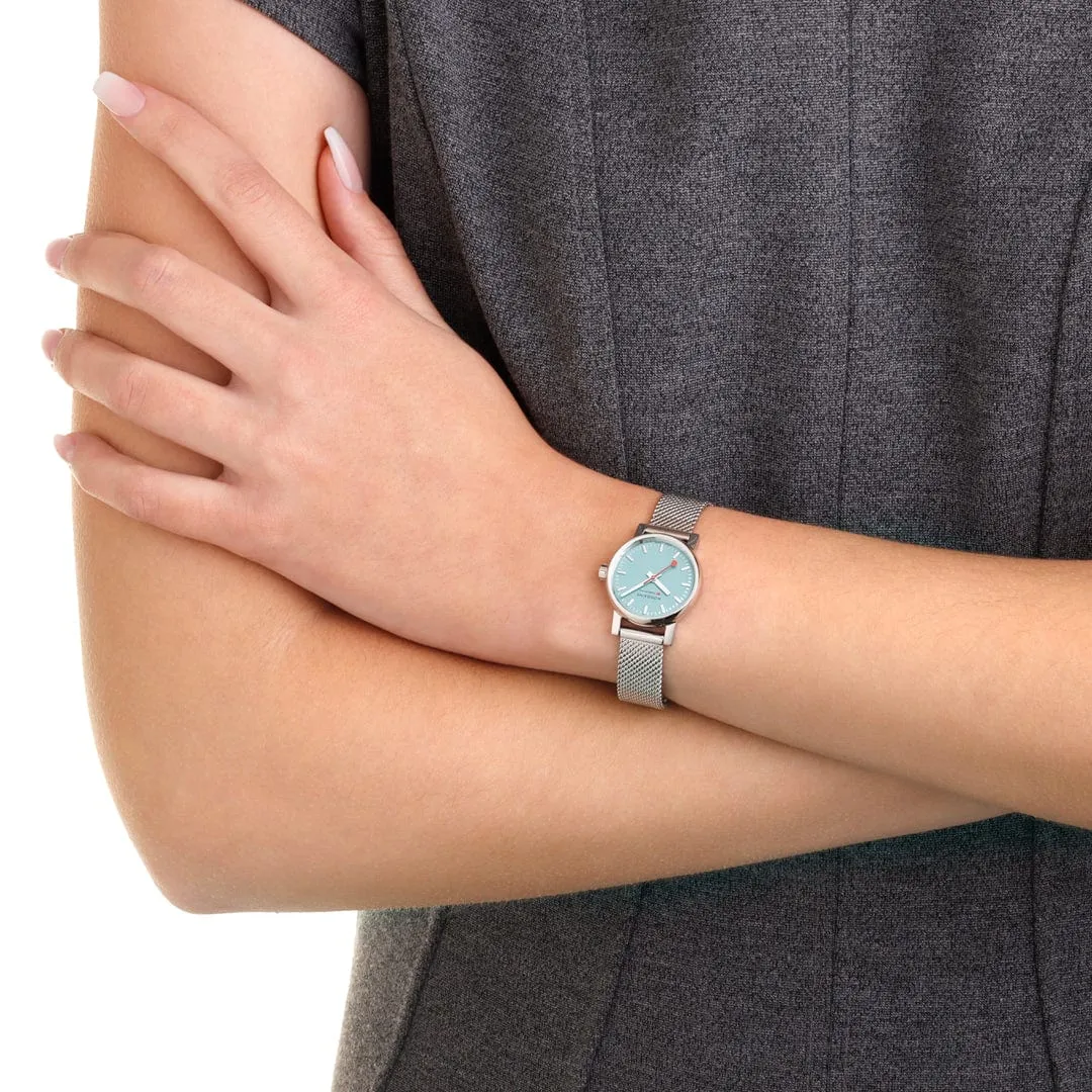 MONDAINE EVO2, WATCH, 26 MM TURQUOISE - MSE.26140.SM EVO2