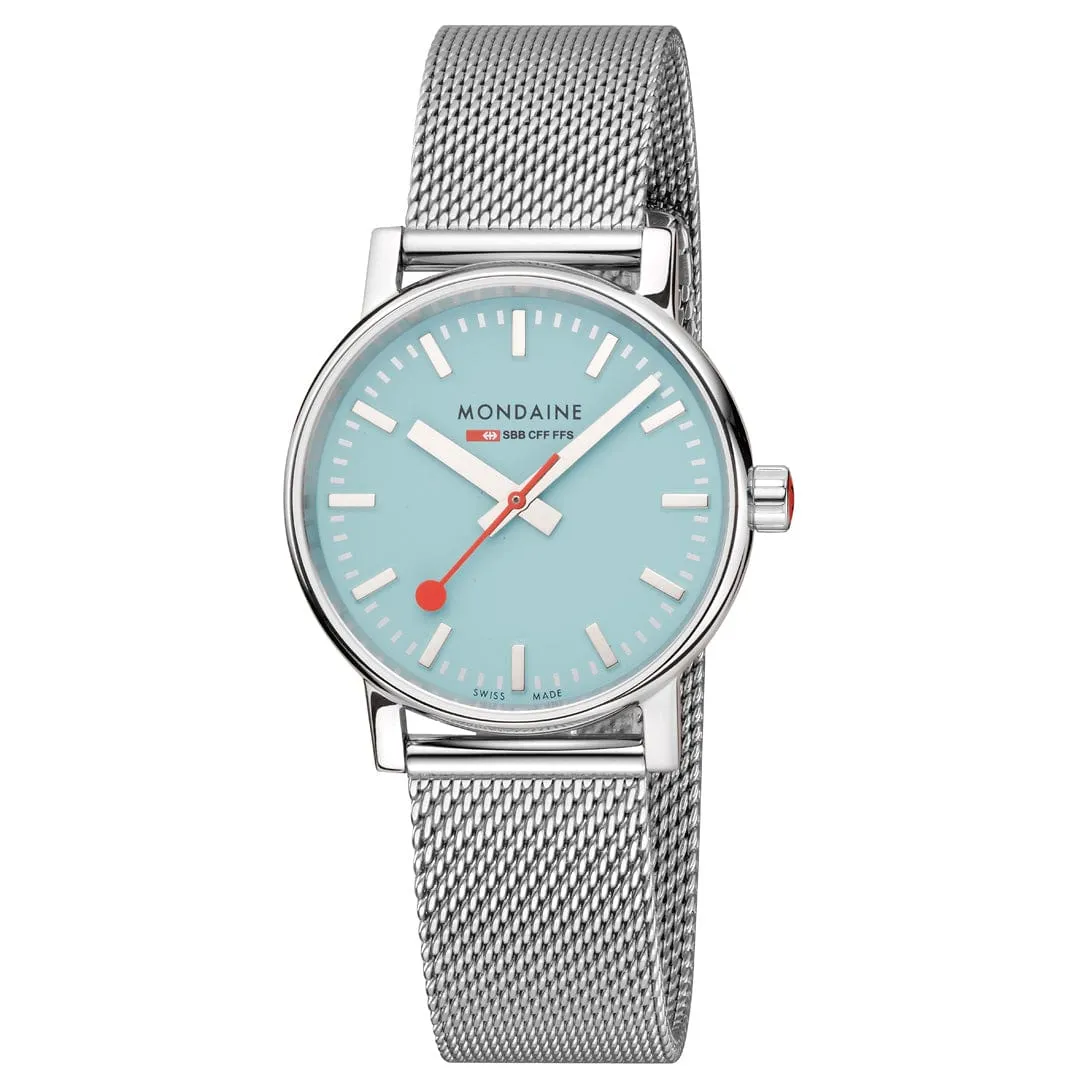 MONDAINE EVO2, WATCH, 35 MM TURQUOISE - MSE.35140.SM EVO2