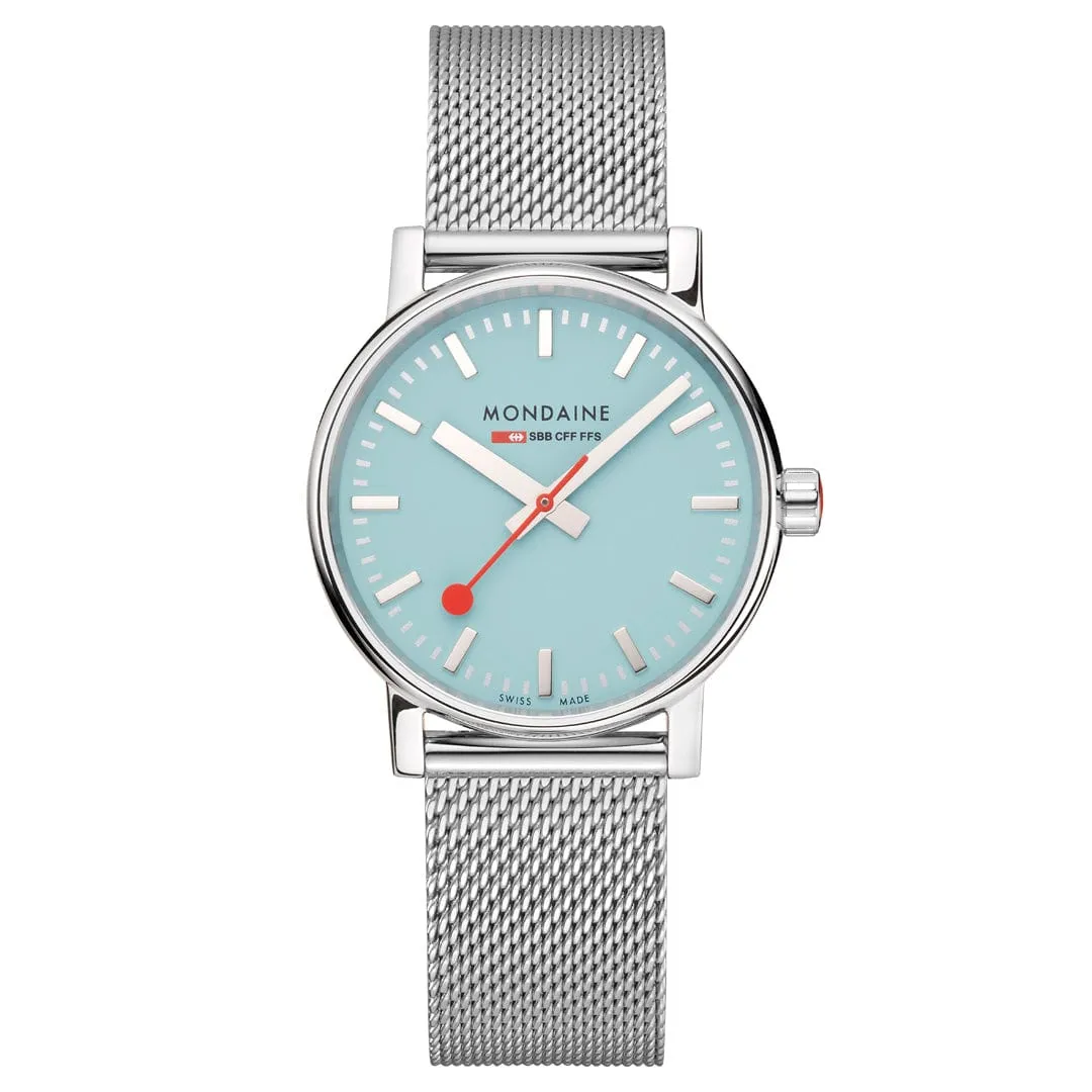 MONDAINE EVO2, WATCH, 35 MM TURQUOISE - MSE.35140.SM EVO2