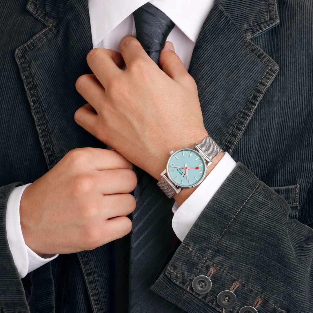 MONDAINE EVO2, WATCH, 35 MM TURQUOISE - MSE.35140.SM EVO2