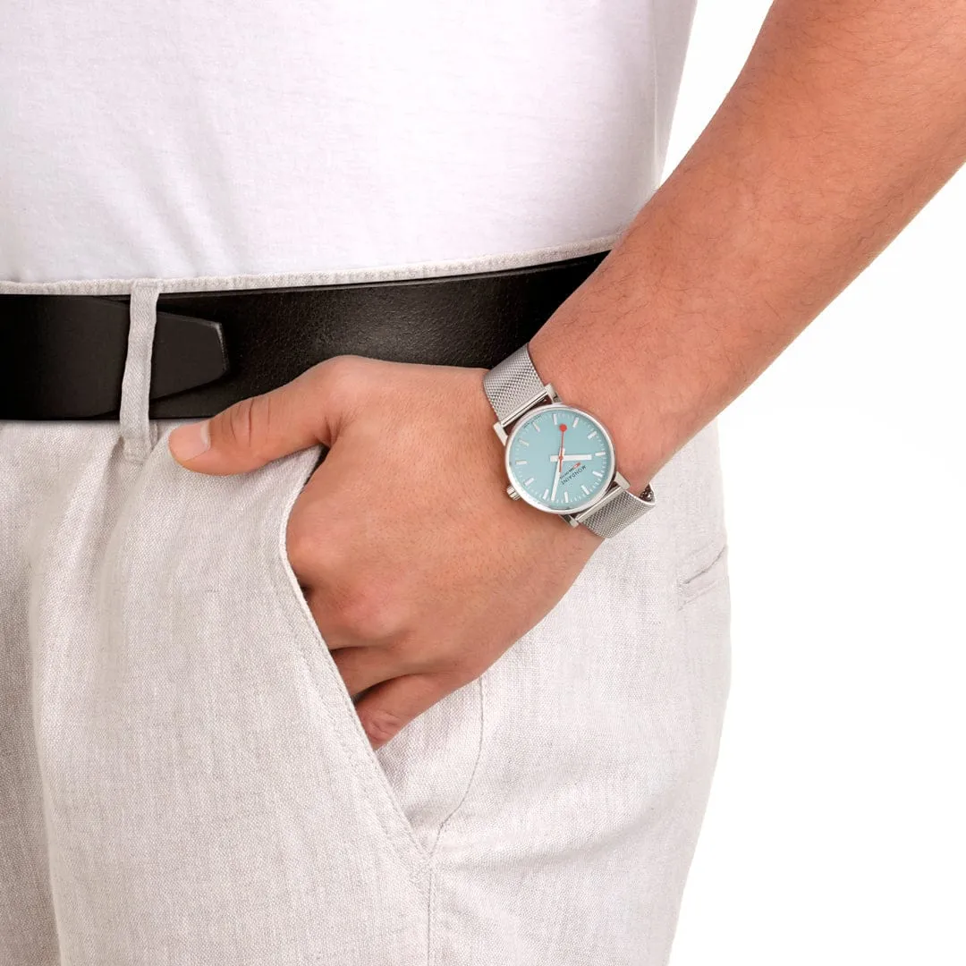 MONDAINE EVO2, WATCH, 35 MM TURQUOISE - MSE.35140.SM EVO2