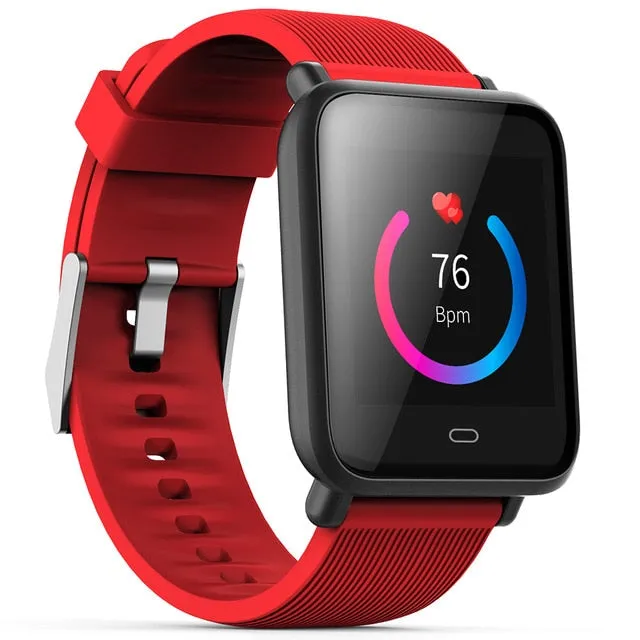 Multi-Dial Q9 Smartwatch Waterproof Heart Rate Monitor Blood Pressure Functions Smart Watch