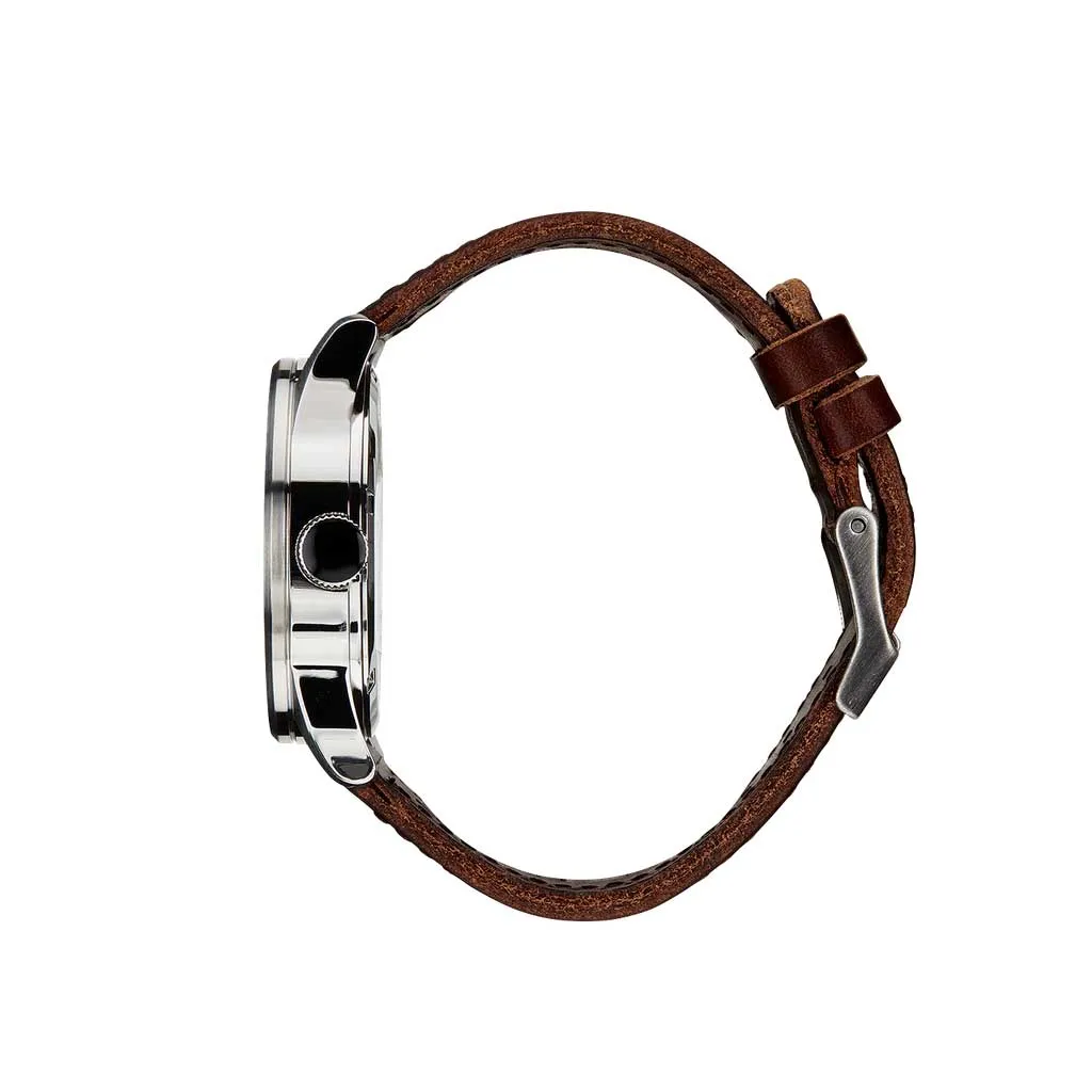 Nixon Sentry Leather - Blue/Brown
