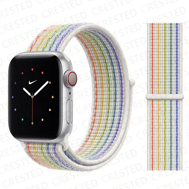 Nylon Loop Strap Band  For Apple Watch