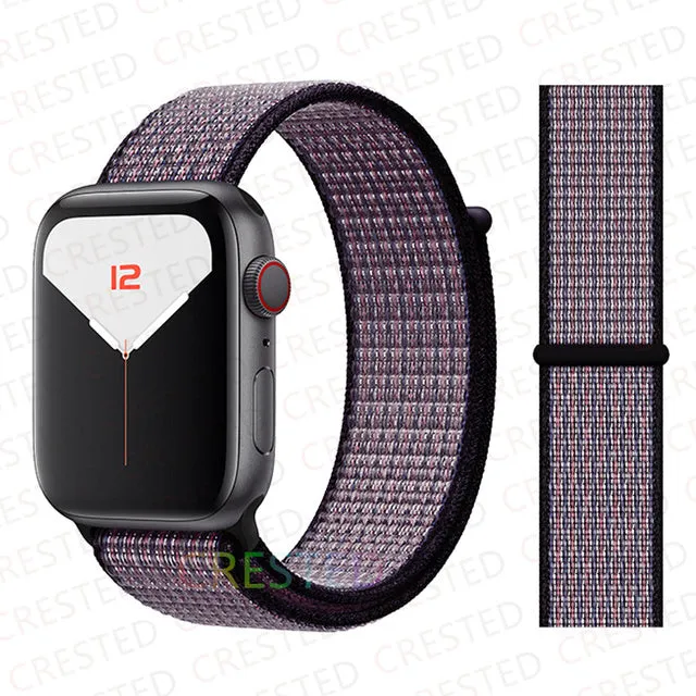 Nylon Loop Strap Band  For Apple Watch