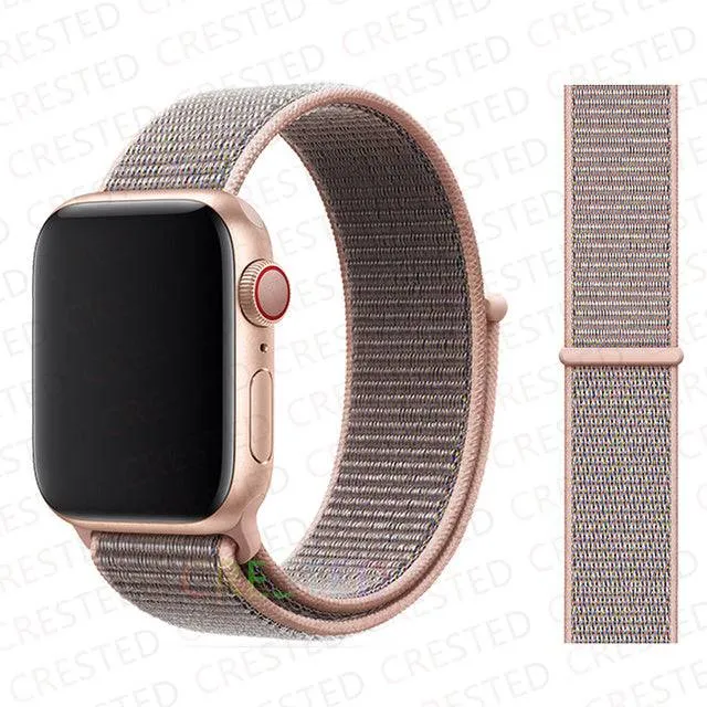 Nylon Loop Strap Band  For Apple Watch