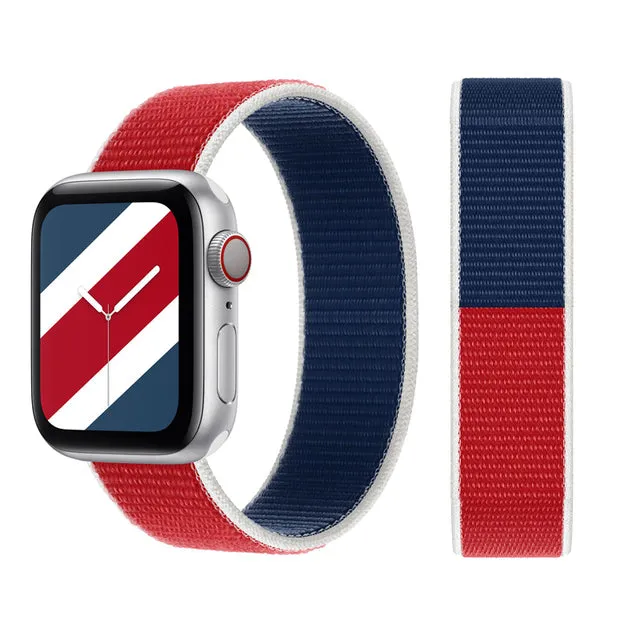 Nylon Loop Strap Band  For Apple Watch