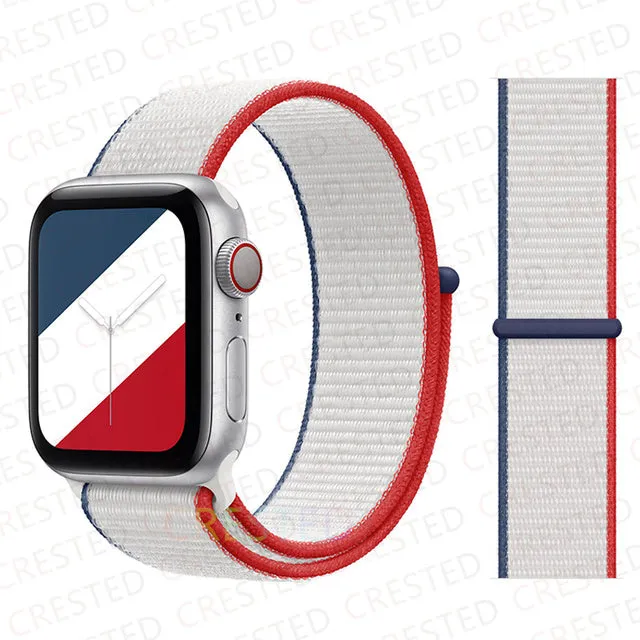 Nylon Loop Strap Band  For Apple Watch