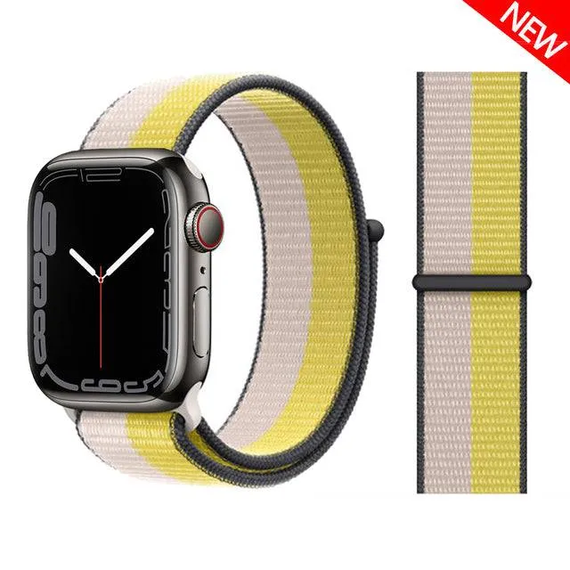 Nylon Loop Strap Band  For Apple Watch