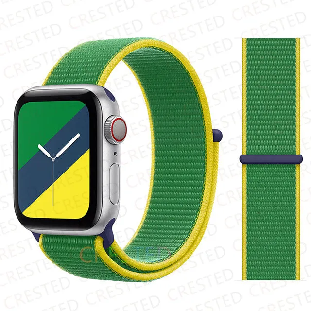 Nylon Loop Strap Band  For Apple Watch