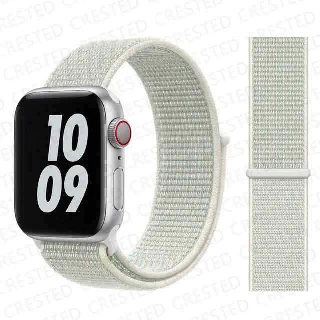 Nylon Loop Strap Band  For Apple Watch
