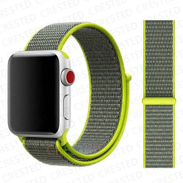 Nylon Loop Strap Band  For Apple Watch