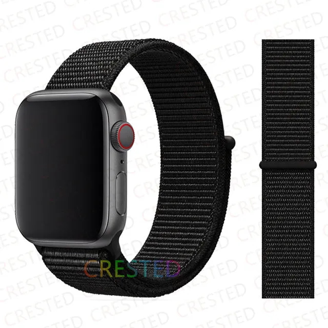 Nylon Loop Strap Band  For Apple Watch