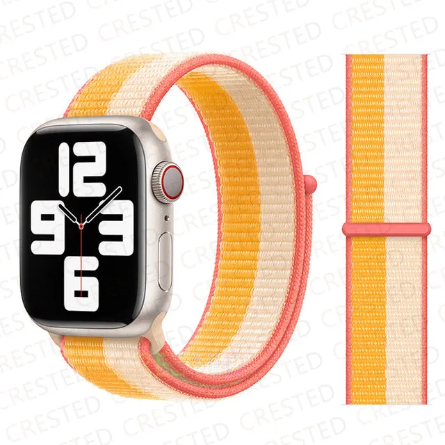 Nylon Loop Strap Band  For Apple Watch