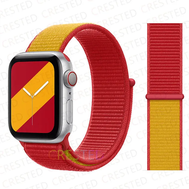 Nylon Loop Strap Band  For Apple Watch