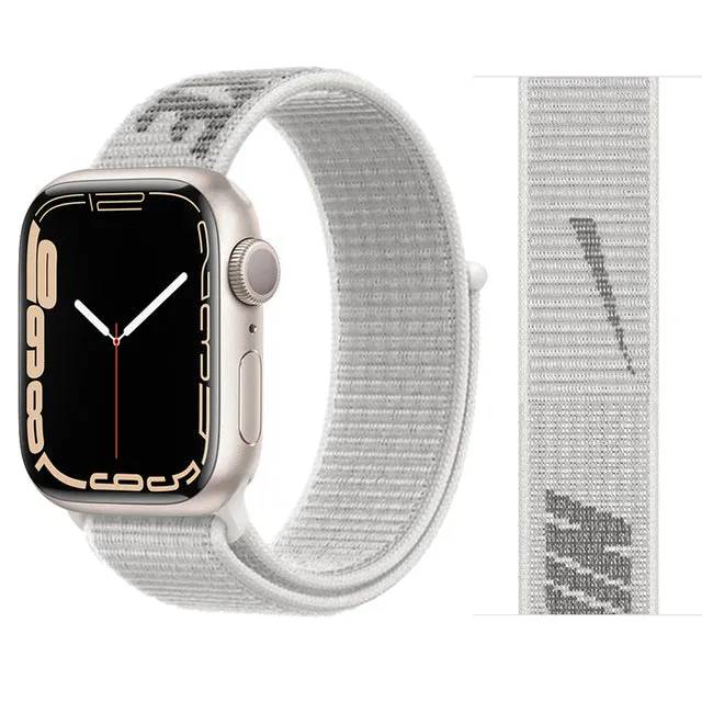 Nylon Loop Strap Band  For Apple Watch