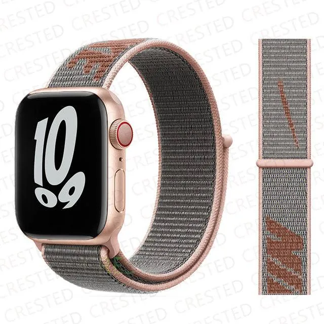 Nylon Loop Strap Band  For Apple Watch