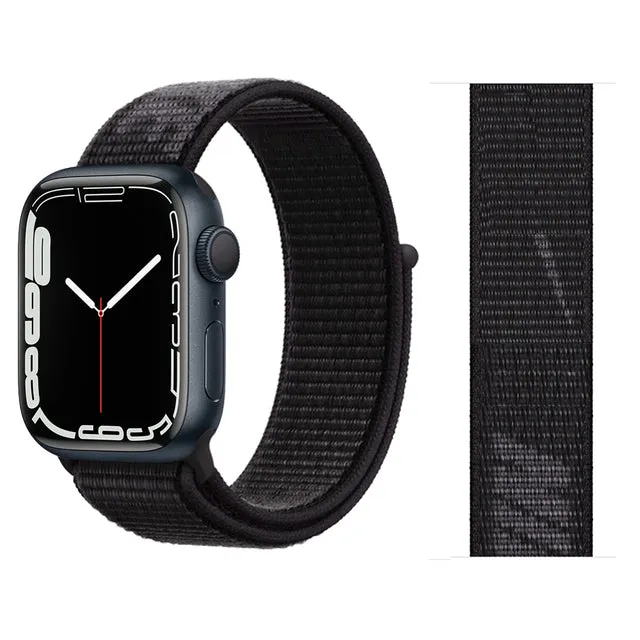 Nylon Loop Strap Band  For Apple Watch
