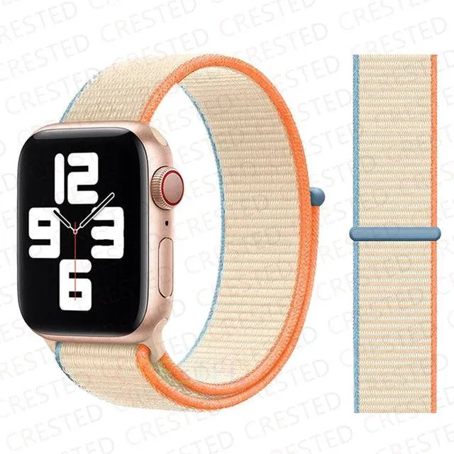 Nylon Loop Strap Band  For Apple Watch