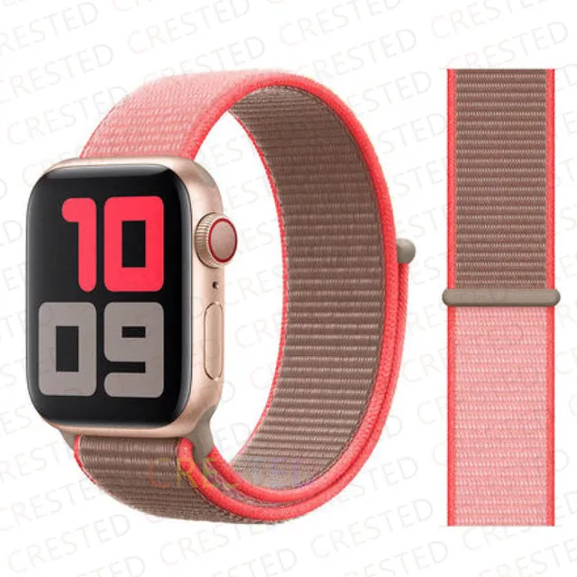Nylon Loop Strap Band  For Apple Watch
