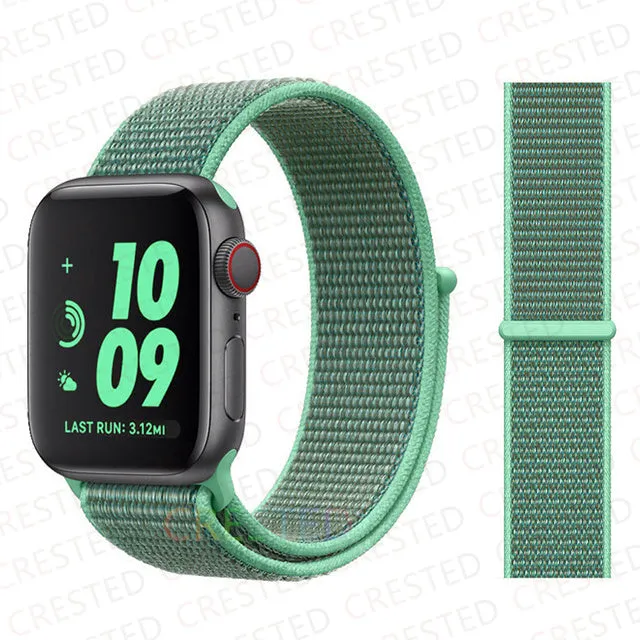 Nylon Loop Strap Band  For Apple Watch