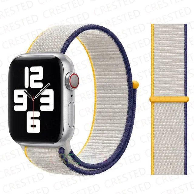 Nylon Loop Strap Band  For Apple Watch