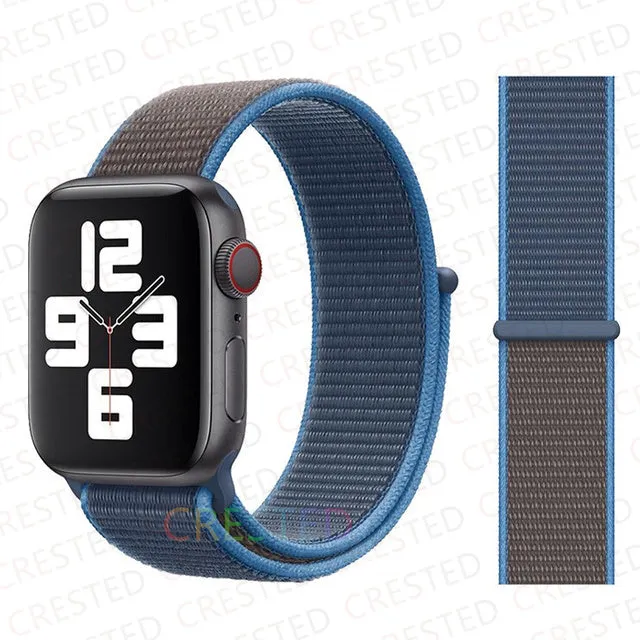 Nylon Loop Strap Band  For Apple Watch