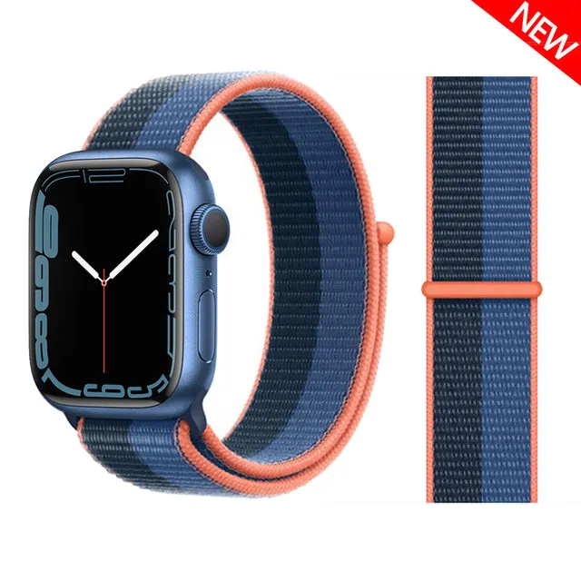 Nylon Loop Strap Band  For Apple Watch