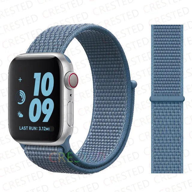 Nylon Loop Strap Band  For Apple Watch