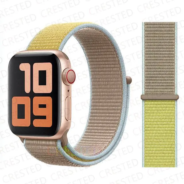 Nylon Loop Strap Band  For Apple Watch