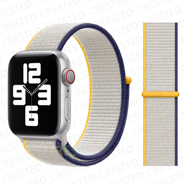 Nylon Loop Strap Band  For Apple Watch
