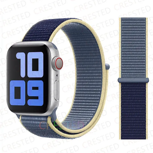 Nylon Loop Strap Band  For Apple Watch