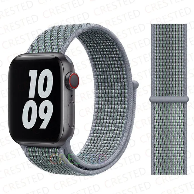Nylon Loop Strap Band  For Apple Watch