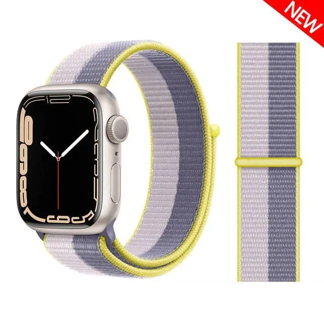 Nylon Loop Strap Band  For Apple Watch