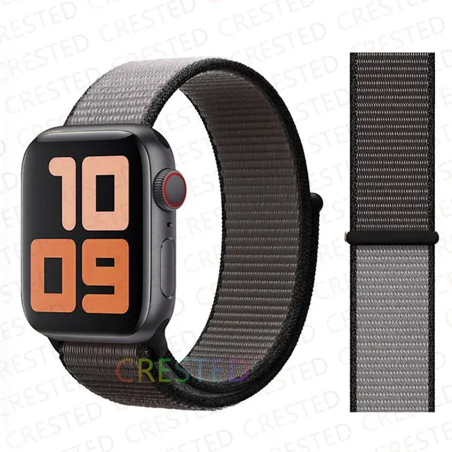 Nylon Loop Strap Band  For Apple Watch