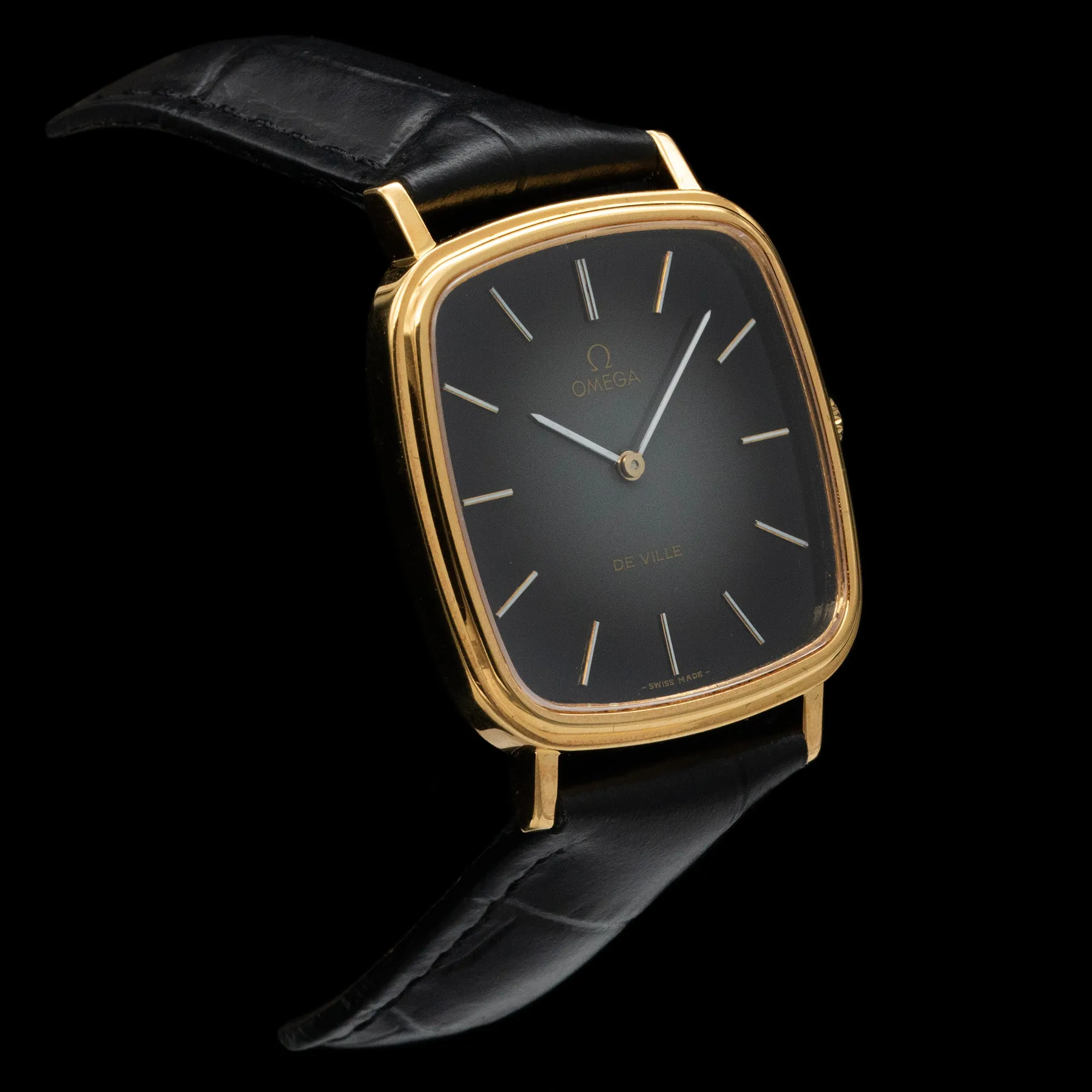 Omega - De Ville Square Black Dial 1930.81.00