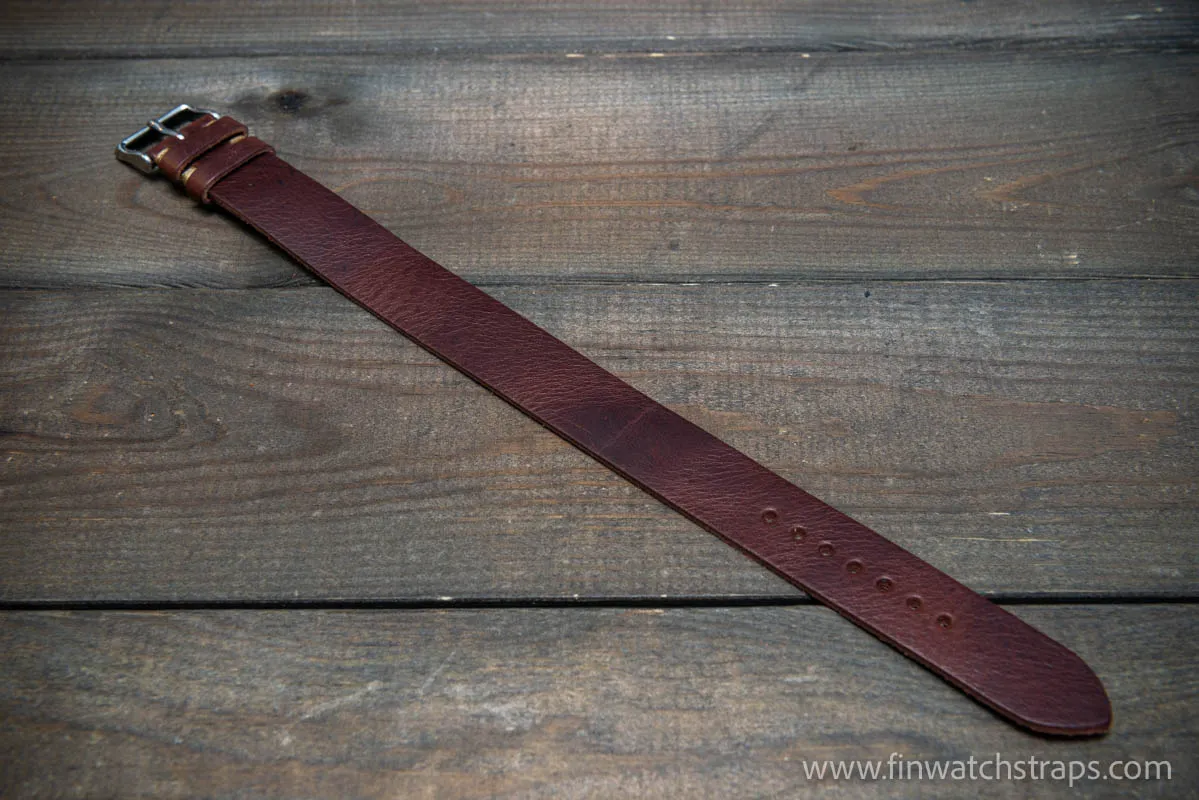One-piece military watch band,   watch strap 10-26 mm